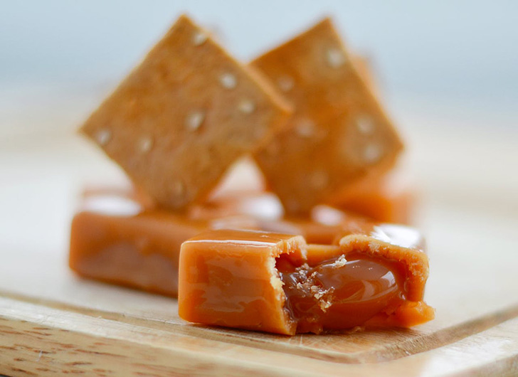 toffee-A Close-Up Shot of a Toffee Candy